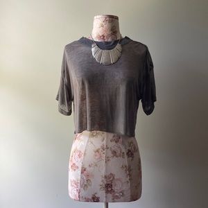 Out From Under Sheer Crop Top